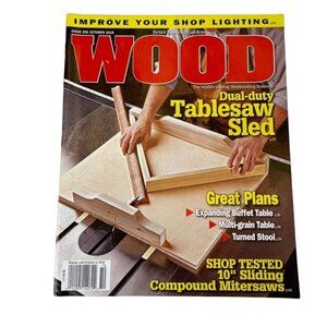 Wood Woodworking Magazine Vol 35 Issue 256  No 5 Oct 2018 Tips Table Saw u